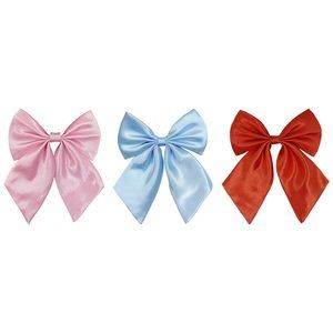 Bow Tie For Women & Teen Girls, Ladies Elegant Satin Bowtie For School🤪